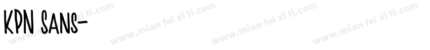KPN Sans字体转换